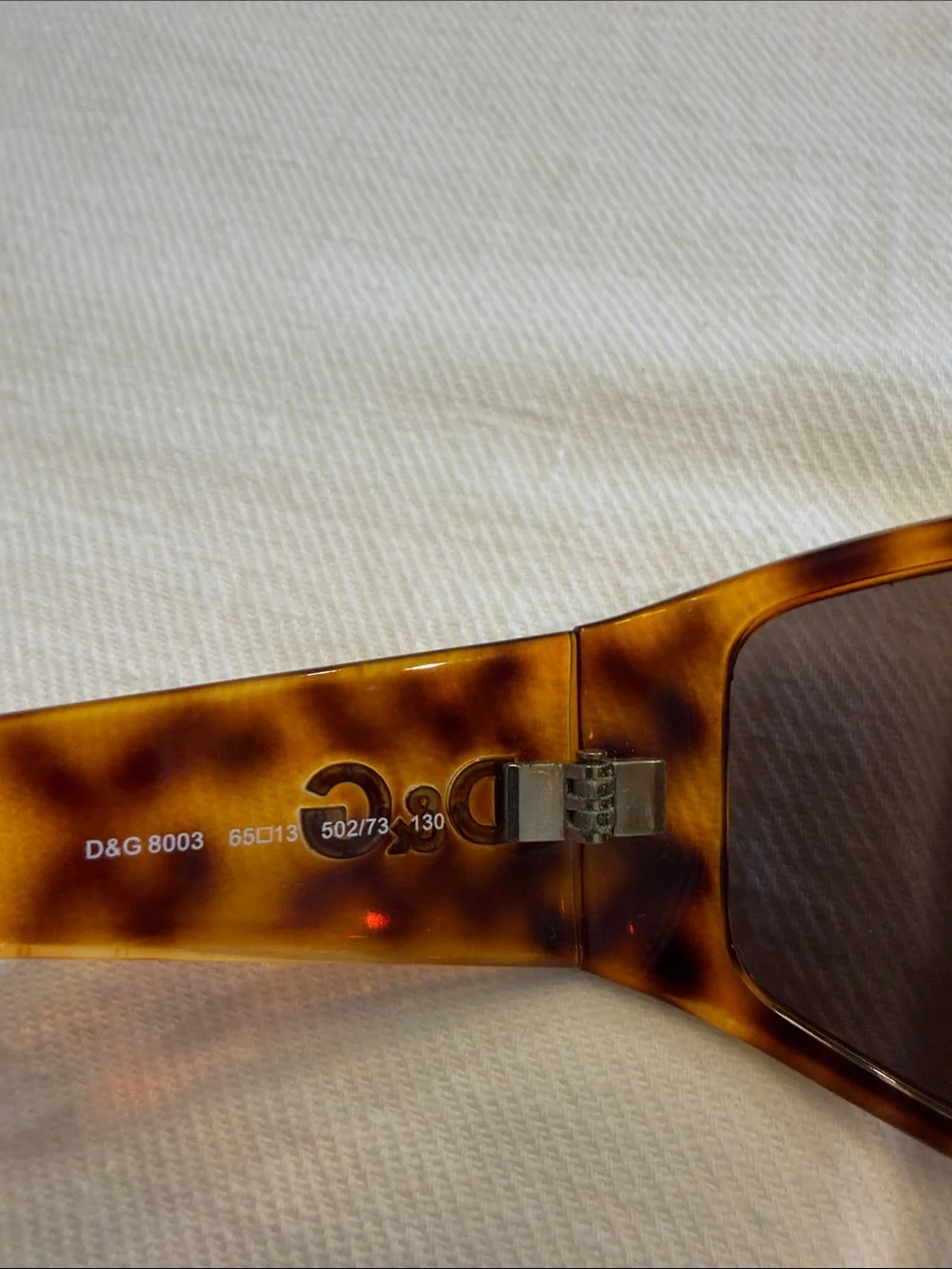 Dolce & Gabbana Tortoiseshell Frame Sunglasses with Brown Lenses